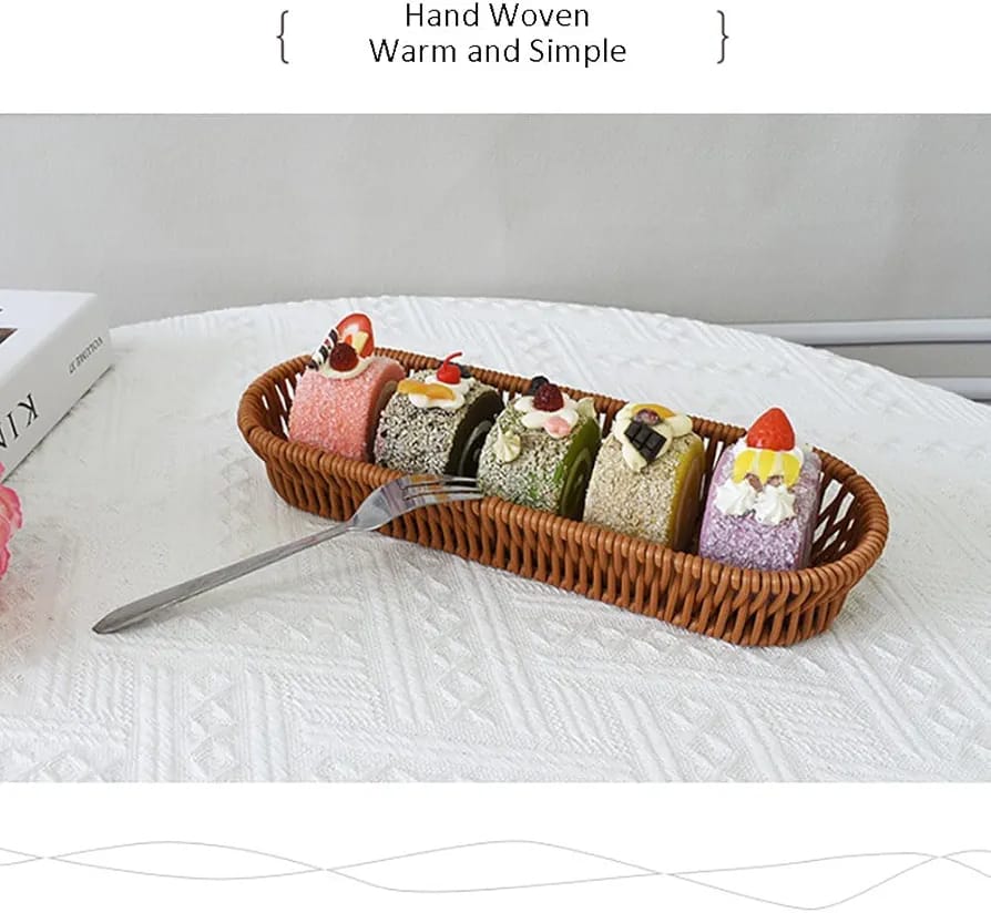 Multipurpose Oval Spoon Holder Basket