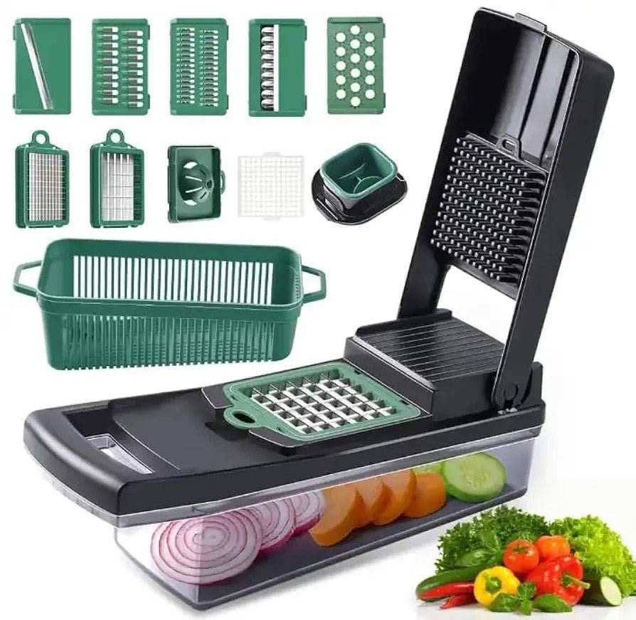 13in1 Multifunctional Vegetable Chopper, Slicer, Nicer Dicer - Kitchen Grow