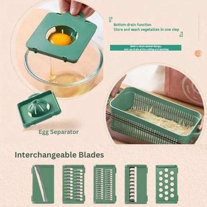 13in1 Multifunctional Vegetable Chopper, Slicer, Nicer Dicer - Kitchen Grow