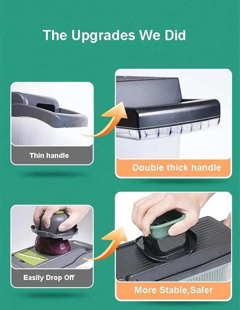 13in1 Multifunctional Vegetable Chopper, Slicer, Nicer Dicer - Kitchen Grow