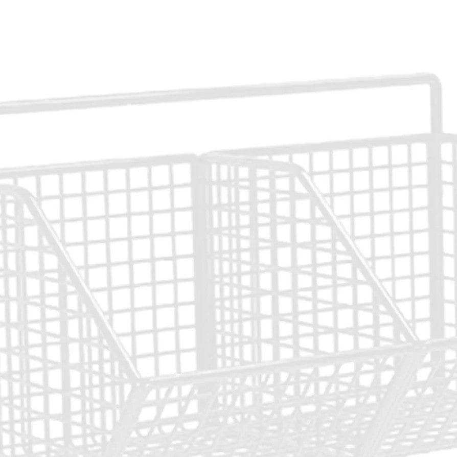 2 Grids Wall Mounted Metal Wire Storage Basket - Kitchen Grow