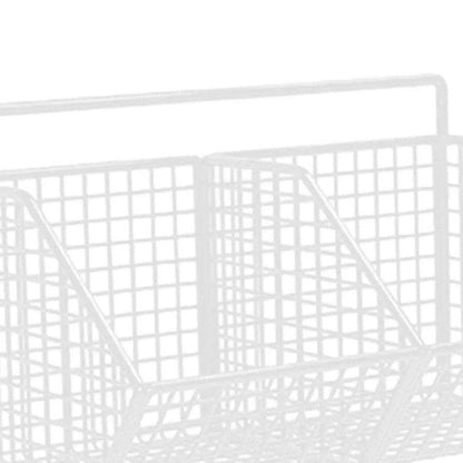 2 Grids Wall Mounted Metal Wire Storage Basket - Kitchen Grow