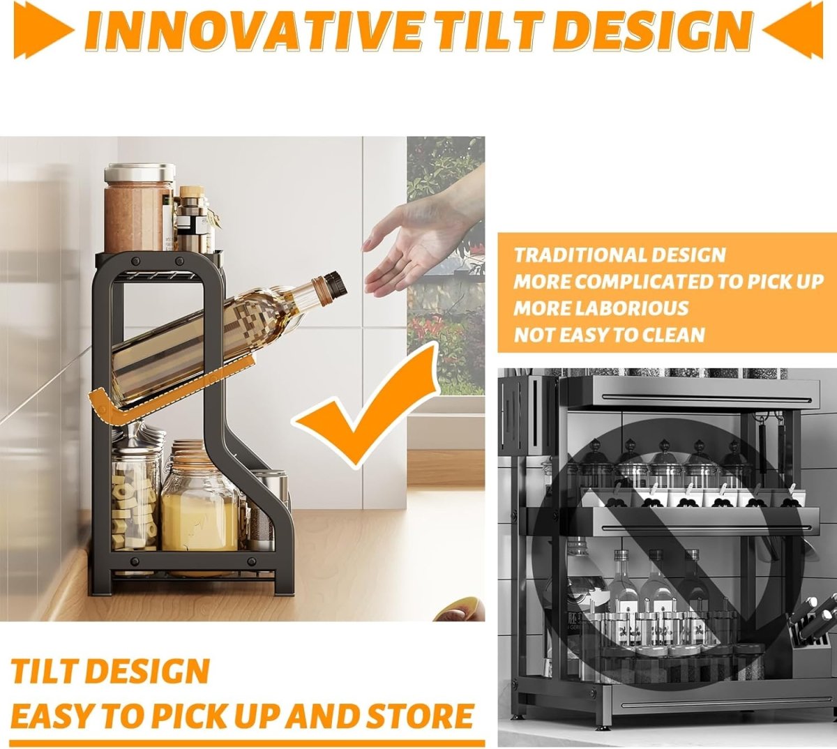 3-Tier Kitchen Spice Rack
