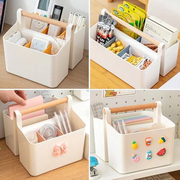 6 Compartments Organizers Caddy with Handle