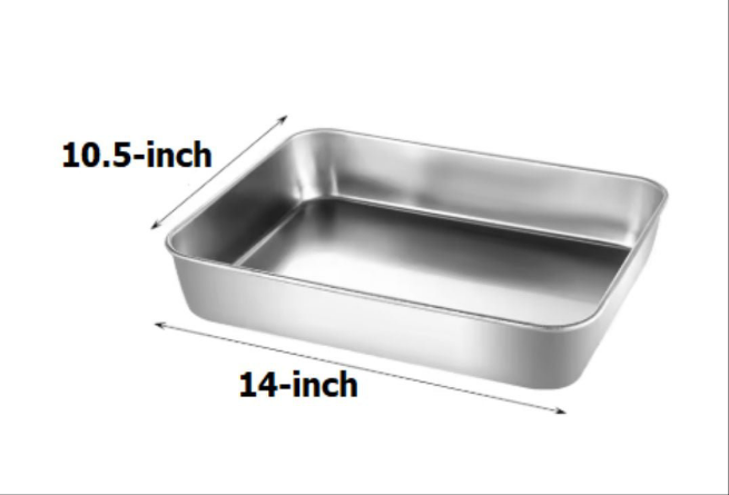 Stainless Steel Toaster Oven Baking Pan