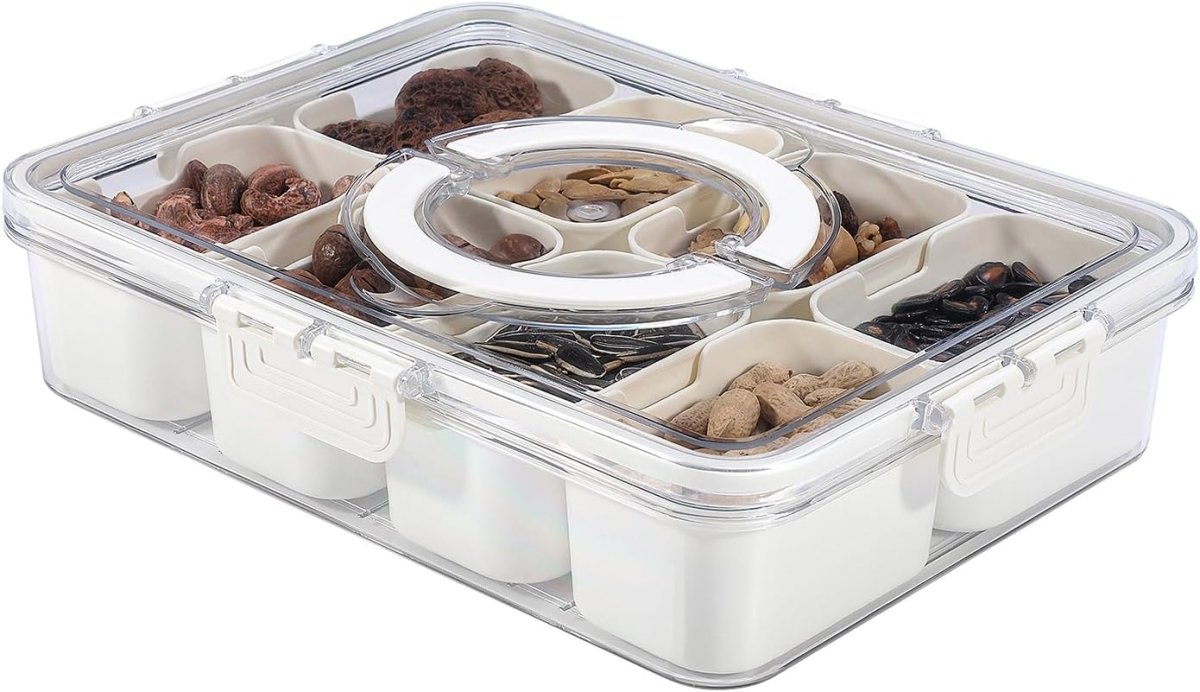 Detachable Dividers Portable Spice Box