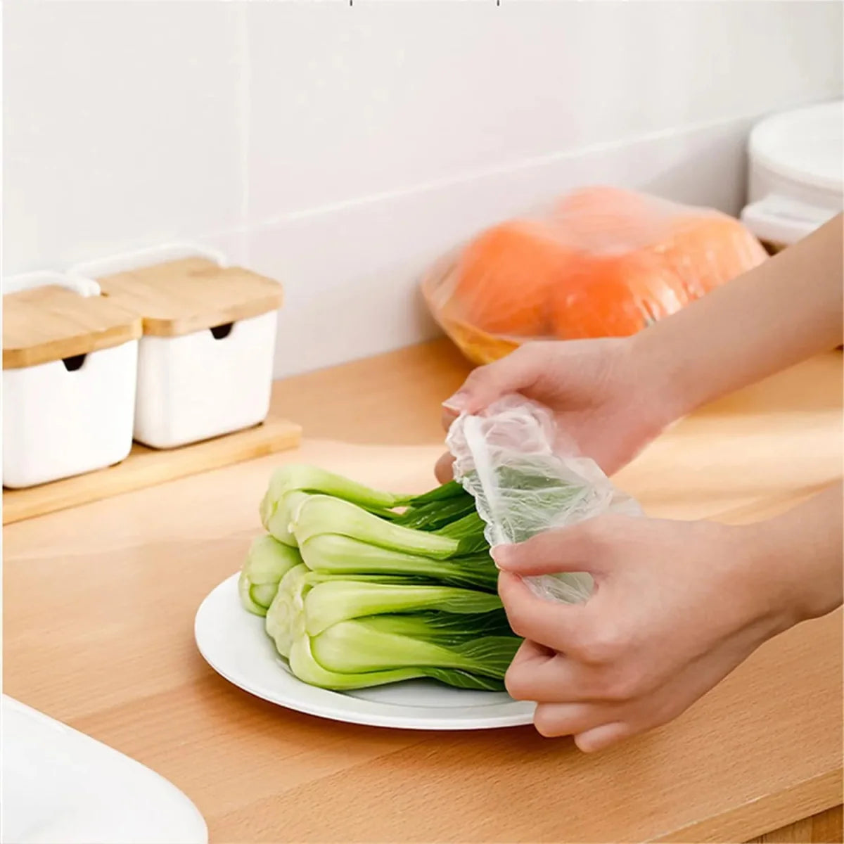 Disposable Food Cling Film Covers