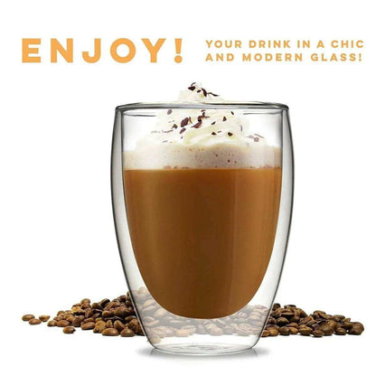 Double Wall Glass Drinking Glass - Kitchen Grow