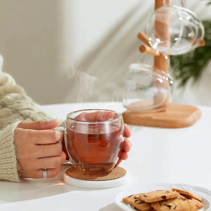 Double Wall Glass Mug