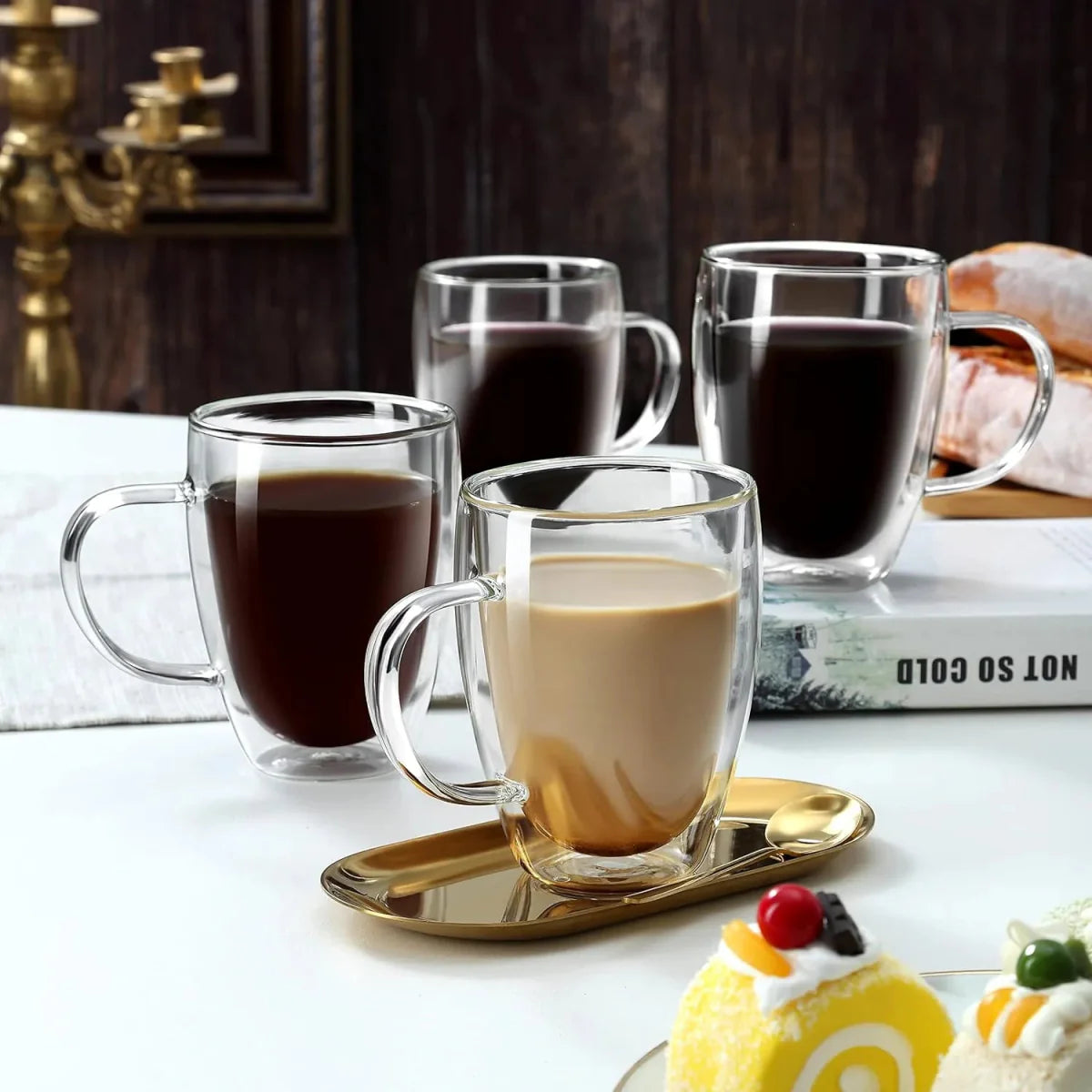 Double Wall Glass Mug