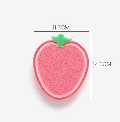 Fruit shape Soft face Sponge