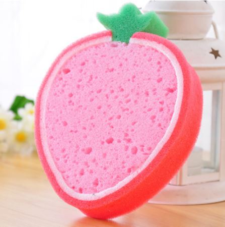 Fruit shape Soft face Sponge