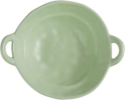Irregular Shape Ceramic Bowl With Handles - Kitchen Grow