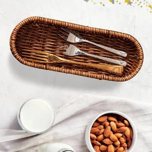 Multipurpose Oval Spoon Holder Basket