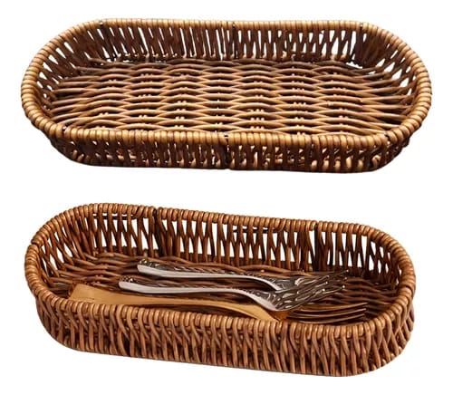 Multipurpose Oval Spoon Holder Basket