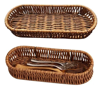 Multipurpose Oval Spoon Holder Basket