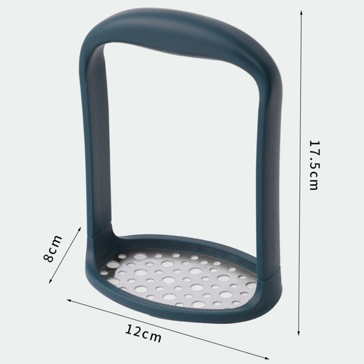 Plastic Handle With Stainless Steel Potato Masher