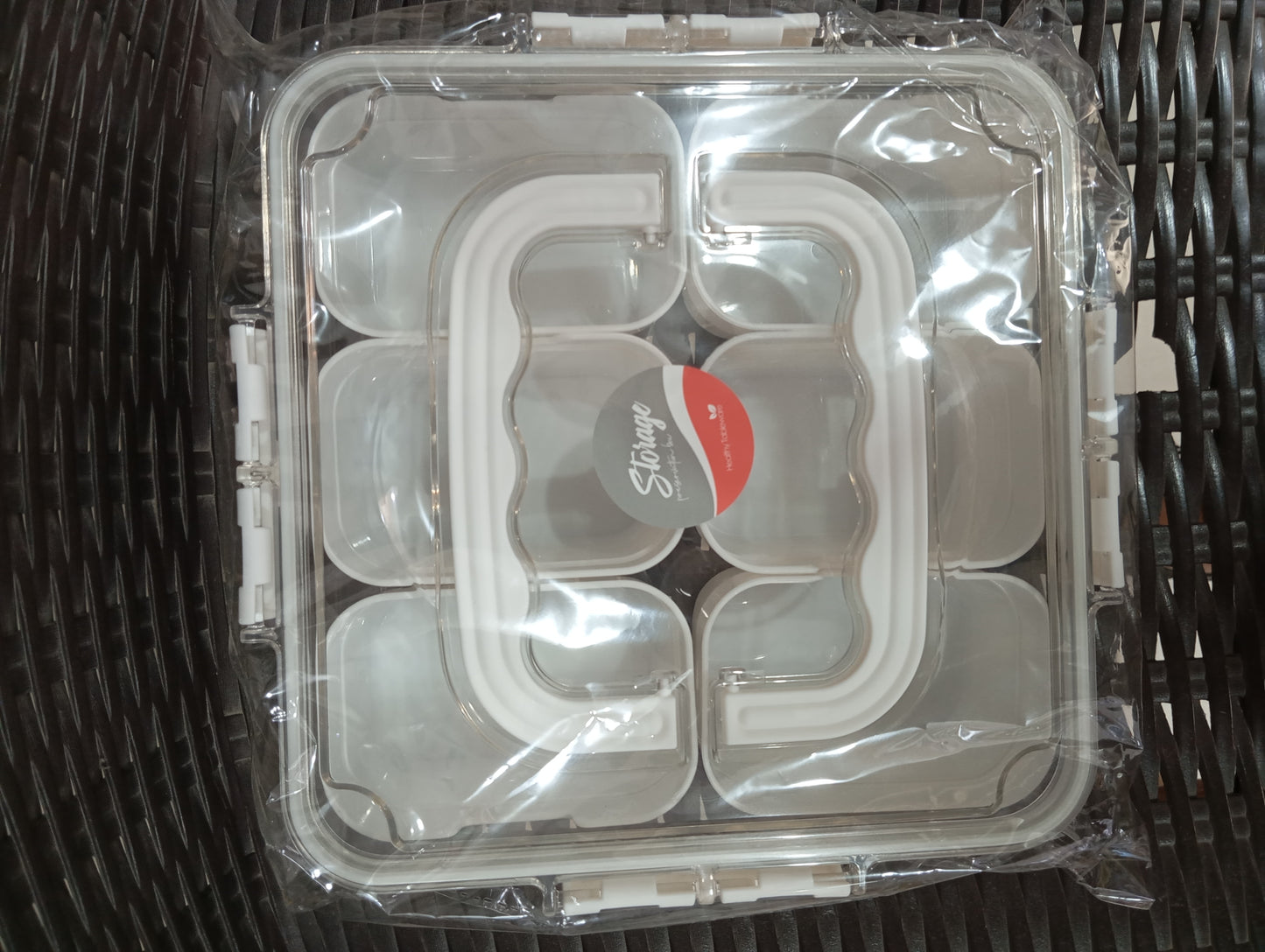 Detachable Dividers Portable Spice Box