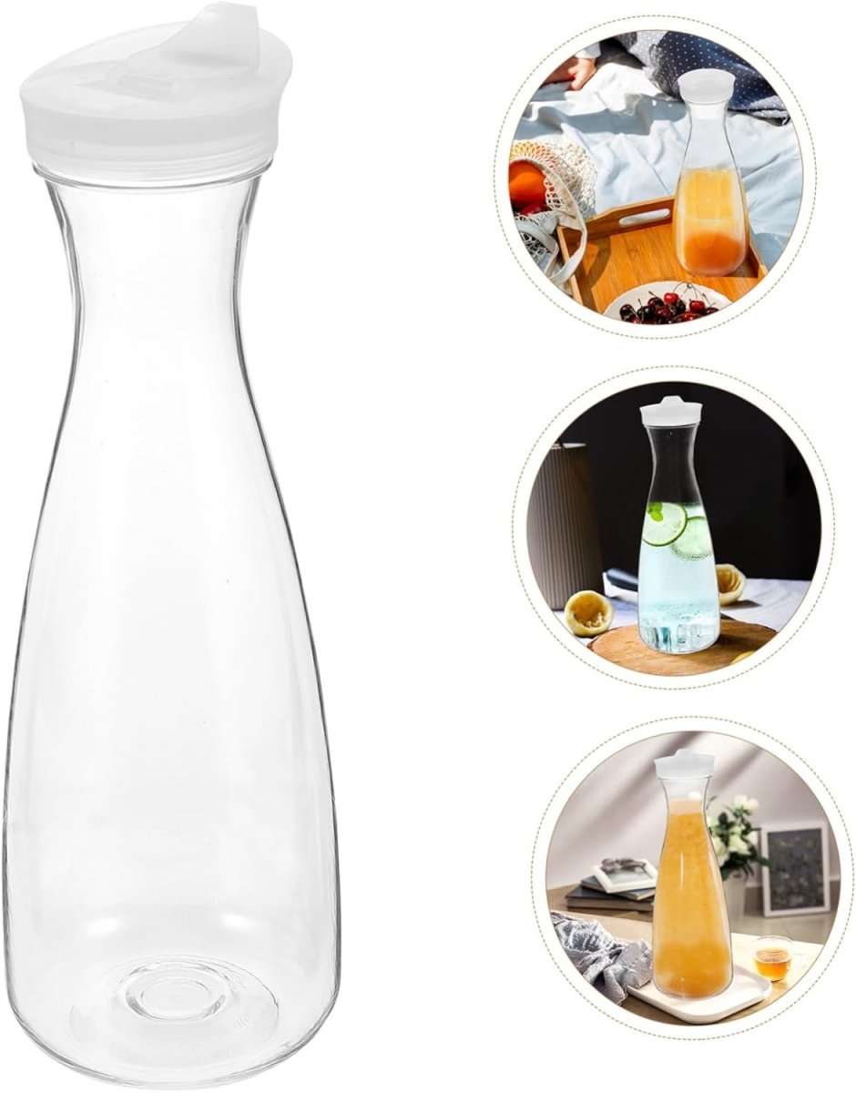 Round Clear Acrylic Water Bottle