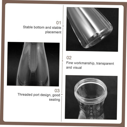 Round Clear Acrylic Water Bottle