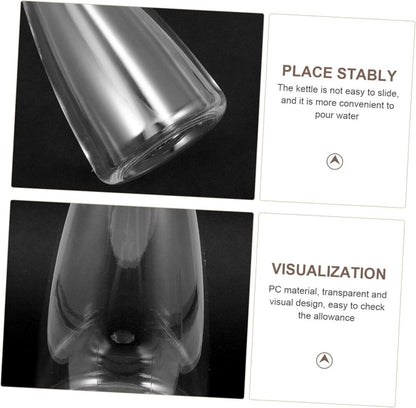 Round Clear Acrylic Water Bottle