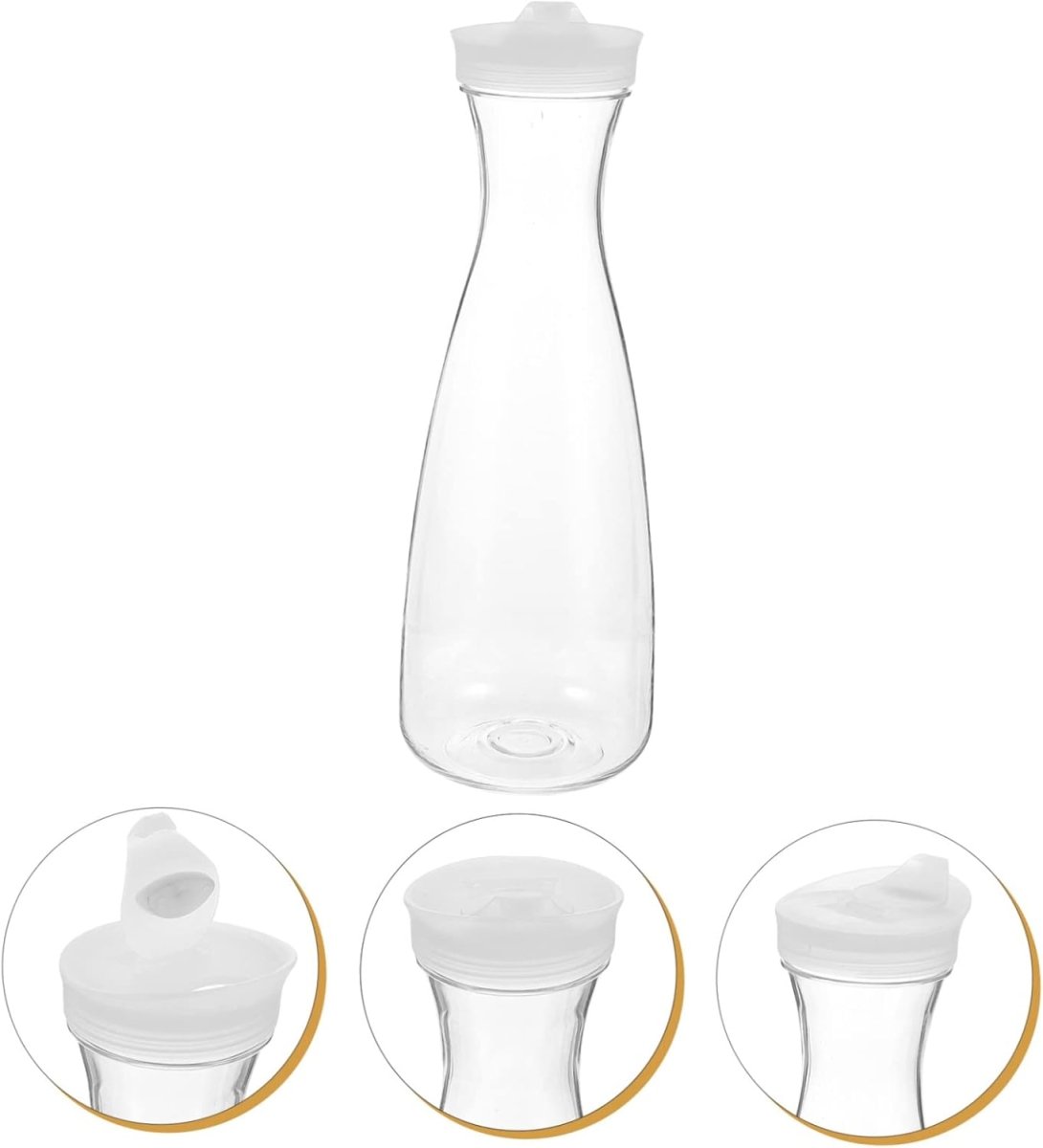 Round Clear Acrylic Water Bottle