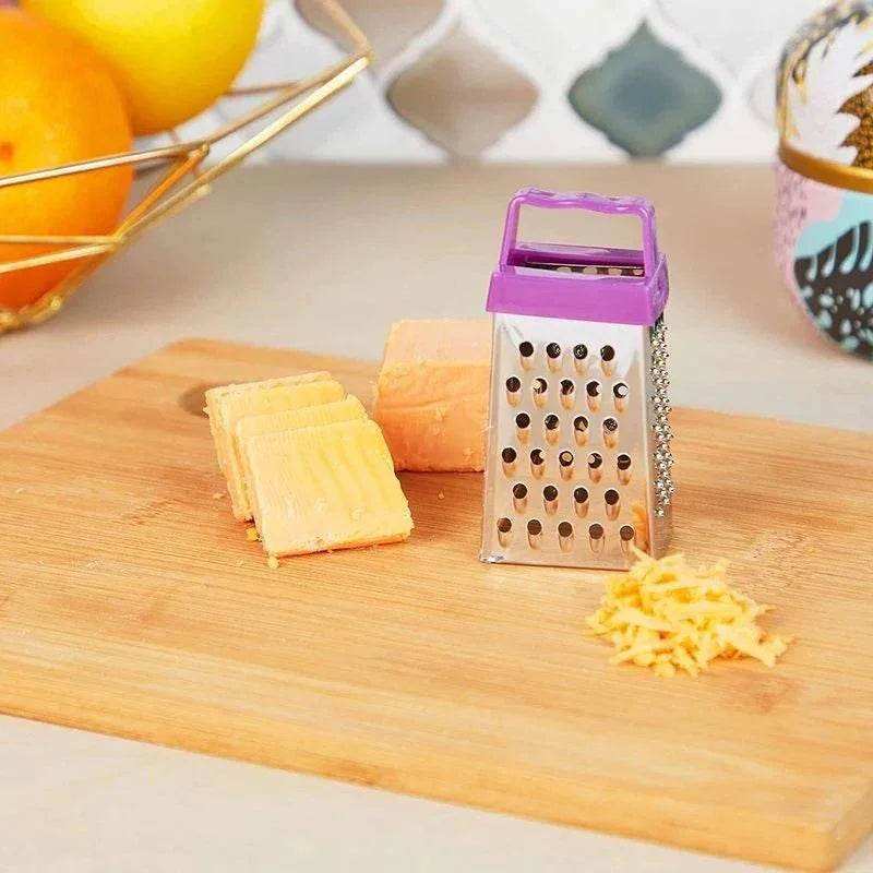 Stainless Steel Box 4 Sided Mini Grater - Kitchen Grow