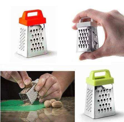 Stainless Steel Box 4 Sided Mini Grater - Kitchen Grow