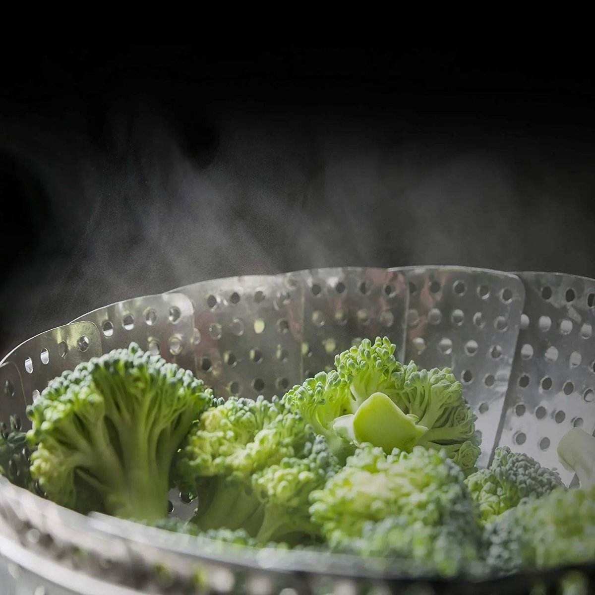 Stainless Steel Folding Collapsible Steamer Basket - Kitchen Grow