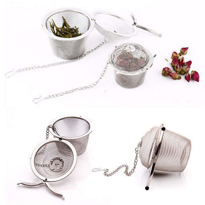 Stainless Steel Twist Lock Mesh Tea Infuser