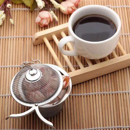 Stainless Steel Twist Lock Mesh Tea Infuser