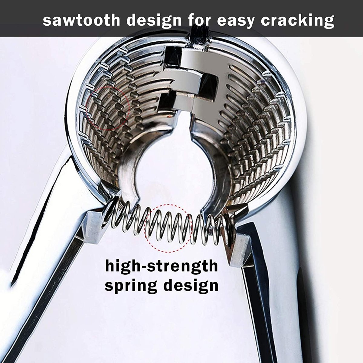 Walnut Crackerr Nutcrackerr Nut Opener Sheller with Non-slip Handle Kitchen Tool Hazelnut Walnut Pliers Metal Opener Plier Tool, Walnut Opener